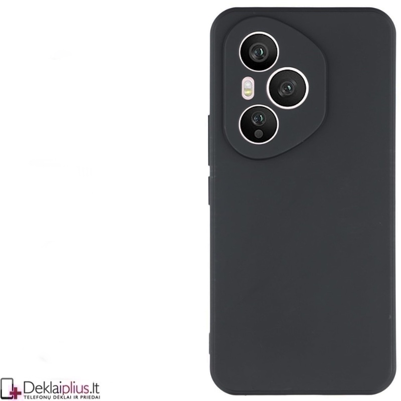 Guminis 1.5 mm. storio dėklas su kameros apsauga - juodas (Huawei Honor 400 Pro) Guminis 1.5 mm. storio dėklas su kameros apsauga - juodas (Huawei Honor 400 Pro)